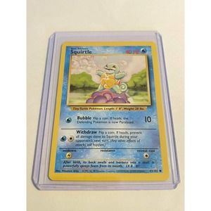 Squirtle 63/102 Base Set 1999 WOTC LP-NM